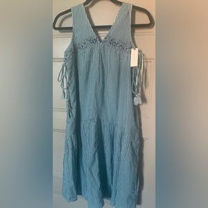 Blue Anthropologie Dress NWT